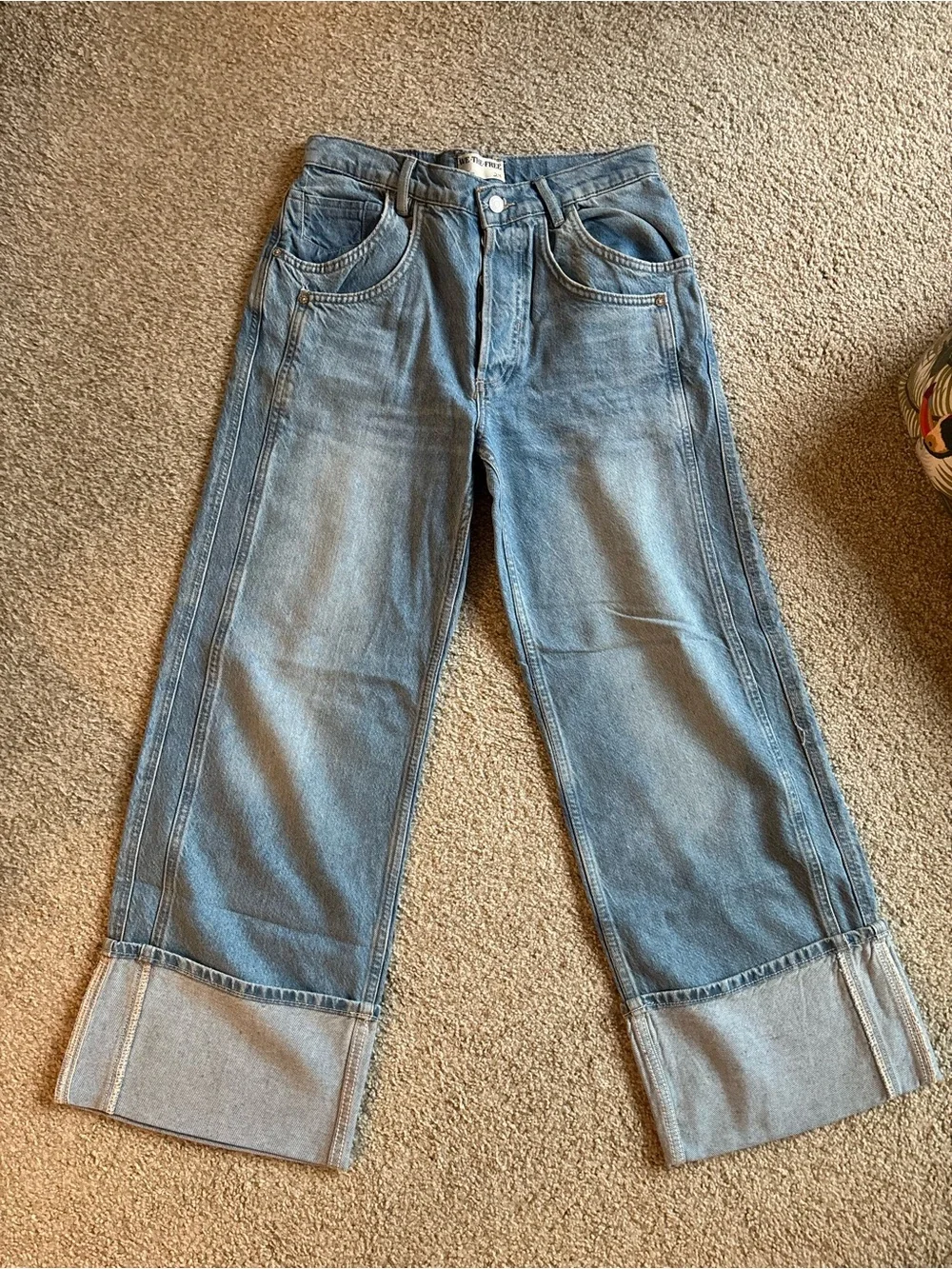 We The Free Final Countdown Cuffed Low Rise Jeans